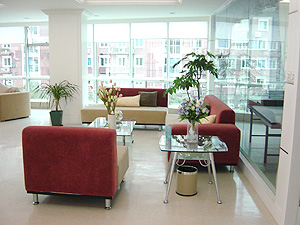 候診休息區一角